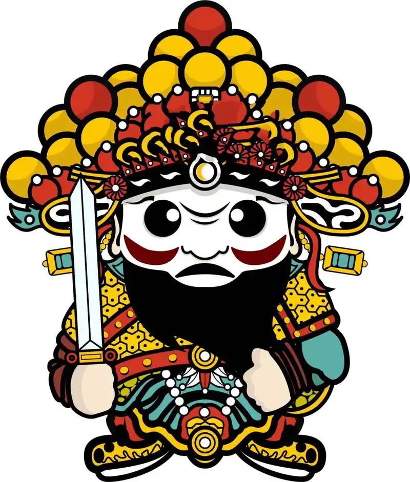 q版传统京剧戏曲人物|ip形象 一组q版戏曲人物      即要了解人物背景