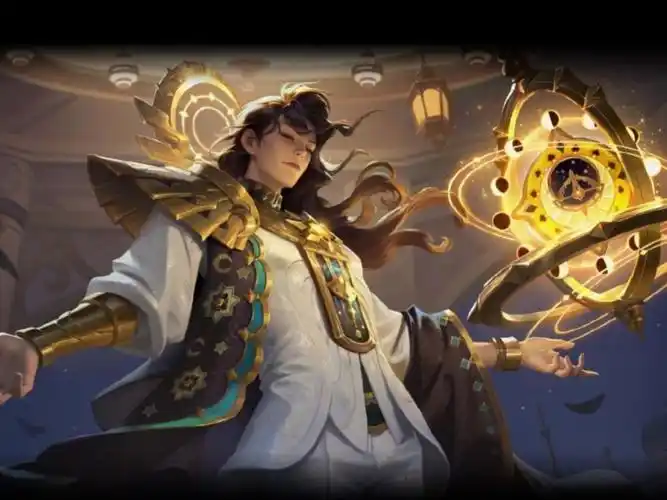 【honor of kings王者荣耀国际服】明世隐 新皮肤 「往忆晖光 」特效