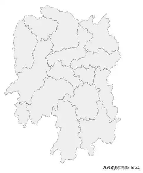 怎么制作地图使用echarts制作简易的湖南省地图