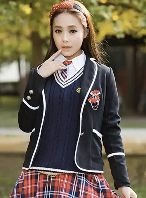 韩国英伦学院派制服学院风学生装