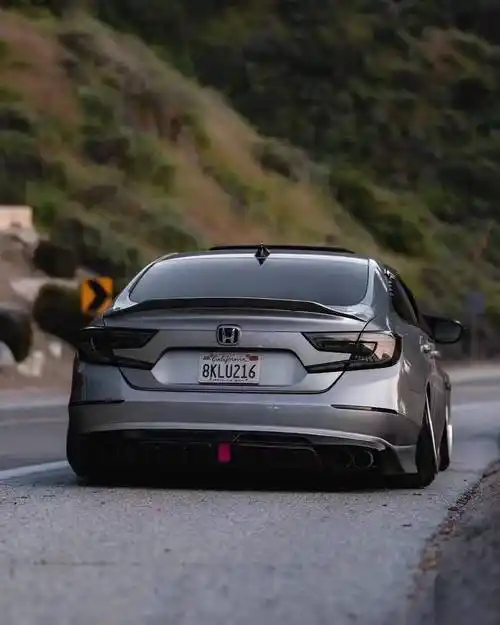 十代雅阁改装airbft气动避震:低趴魅力,帅的一批