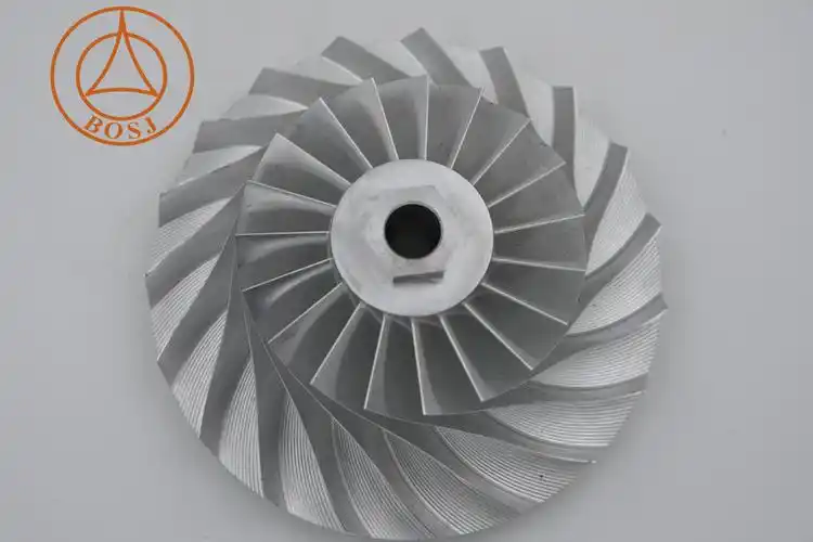 涡轮钛坯叶轮 6-hx55 用于卡车工业涡轮增压器的涡轮压缩机叶轮 工业