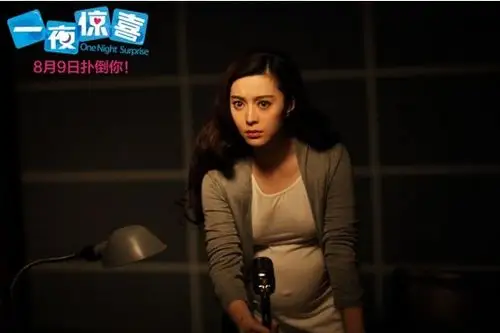 "一夜惊喜"曝范冰冰大肚孕照