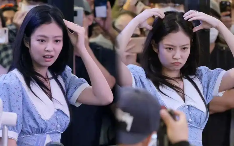 【4k超清】来吃饺子妮!超甜!jennie 9.25签售会直拍