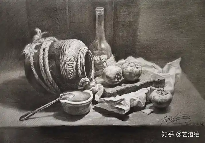 中国最强优秀素描静物作品精选