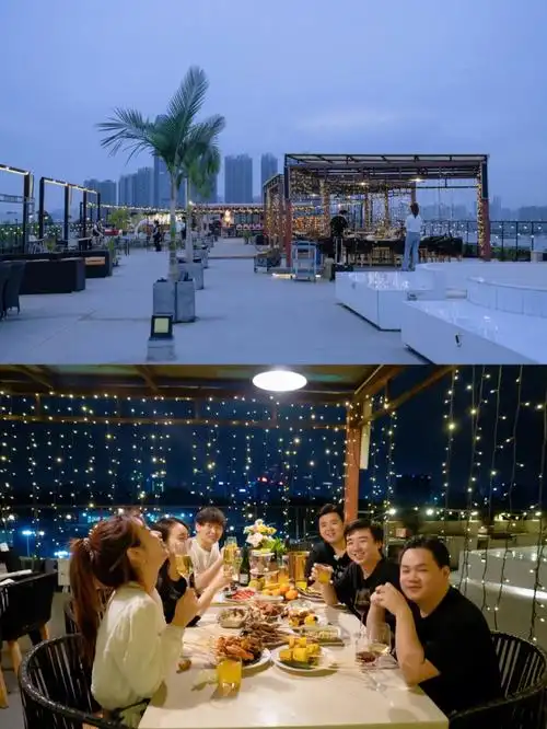 深圳南山周末聚会天台烧烤喝酒自由狂欢