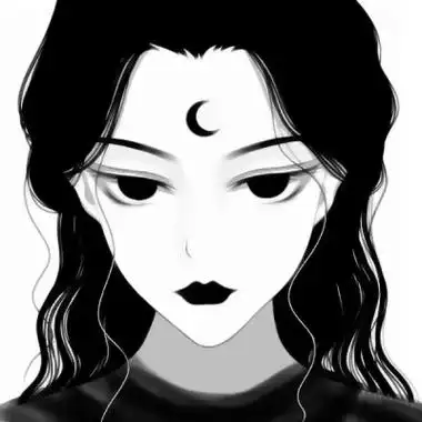 女黑白动漫头像丧 高清冷酷的丧女孩动漫黑白头像图片_女生头像_美头