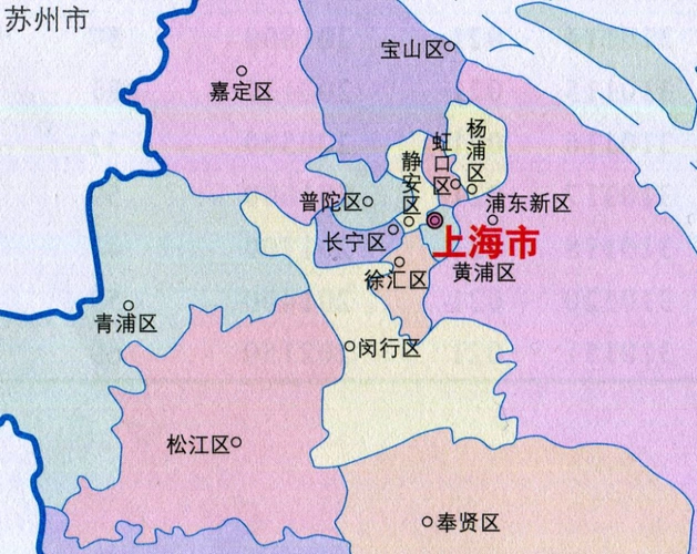 上海100强企业分布图:黄浦区11家,静安区,普陀区各6家