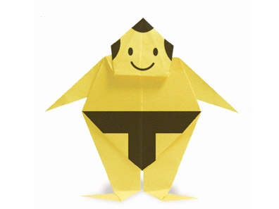 折纸大全:日本相扑折纸图解