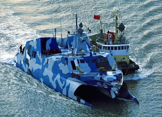 资料图:国产022隐身导弹艇技术国际领先新型艇作为部队战斗力新的增长