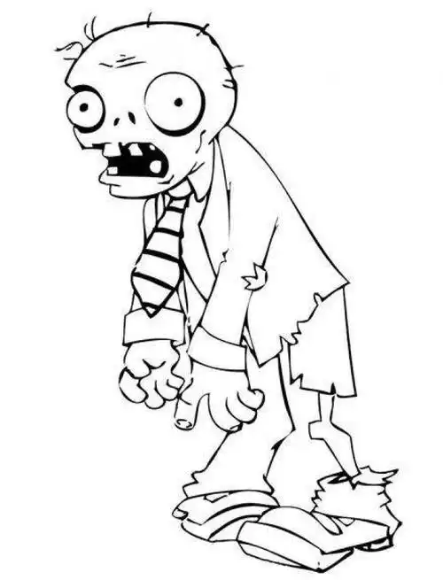 植物大战僵尸里的僵尸怎么画僵尸简笔画画法僵尸卡通画儿童画教程