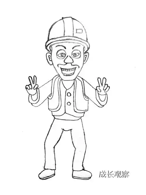 光头强简笔画 光头强简笔画怎么画