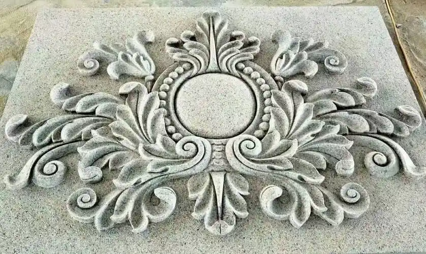 福建黄锈石浮雕福建石材干挂浮雕订做石材雕刻干挂