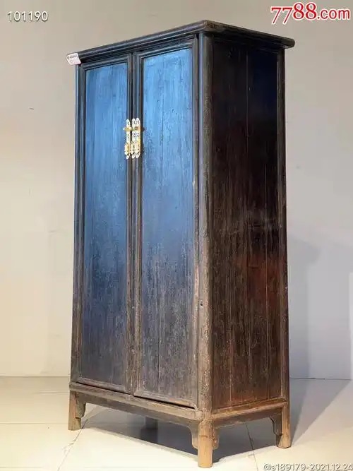 清代早期柏木老书柜16