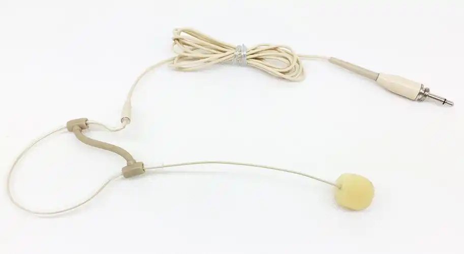 厂家供应挂耳式麦克风 单挂语音金属耳机 主持胸麦话筒批发