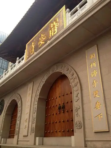 上海静安寺仿古大门,静安寺寺庙仿古大门,寺庙仿古实木大门