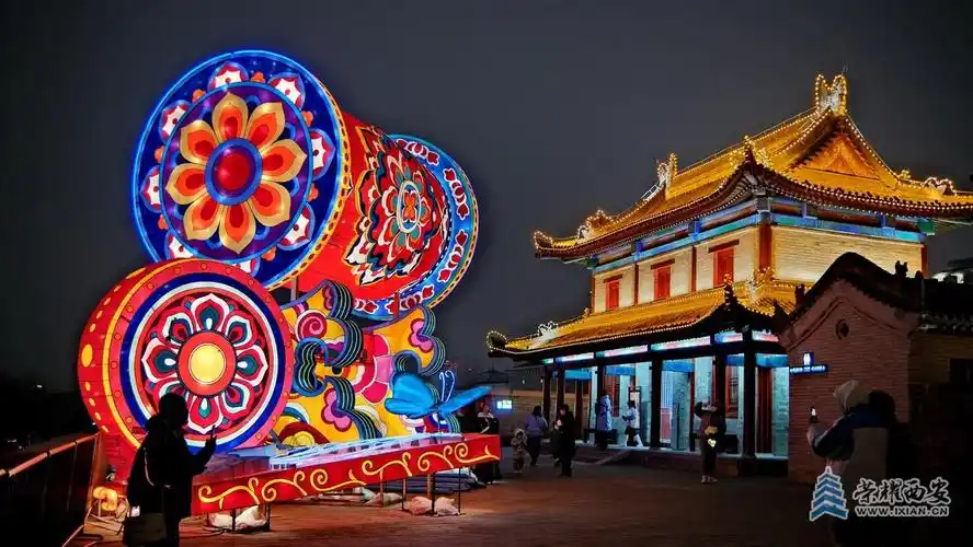 日记西安古城墙灯展赋严建设2024年02月01日thursday阴雨