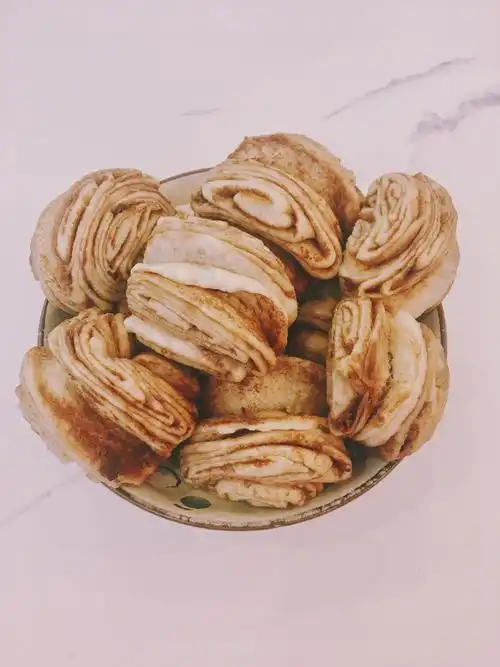 好吃的麻酱糖花卷,你也可以会做哦05