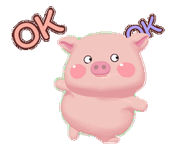 粉色摇摆猪猪表情包