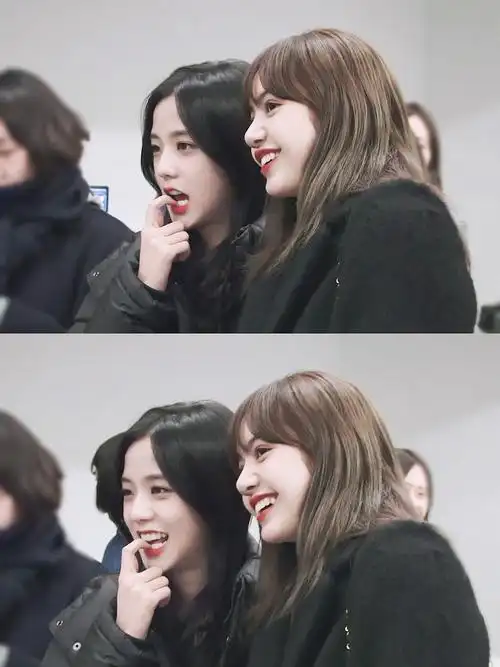 jisoo & lisa