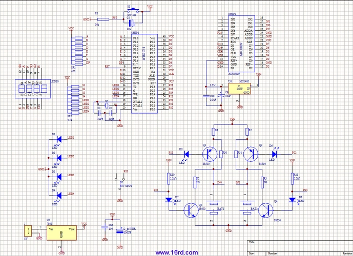 智能充电器电路图