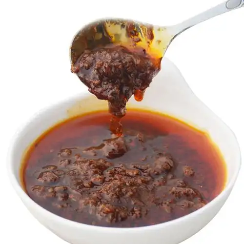 自制小包香菇袋装肉酱下饭酱料香辣