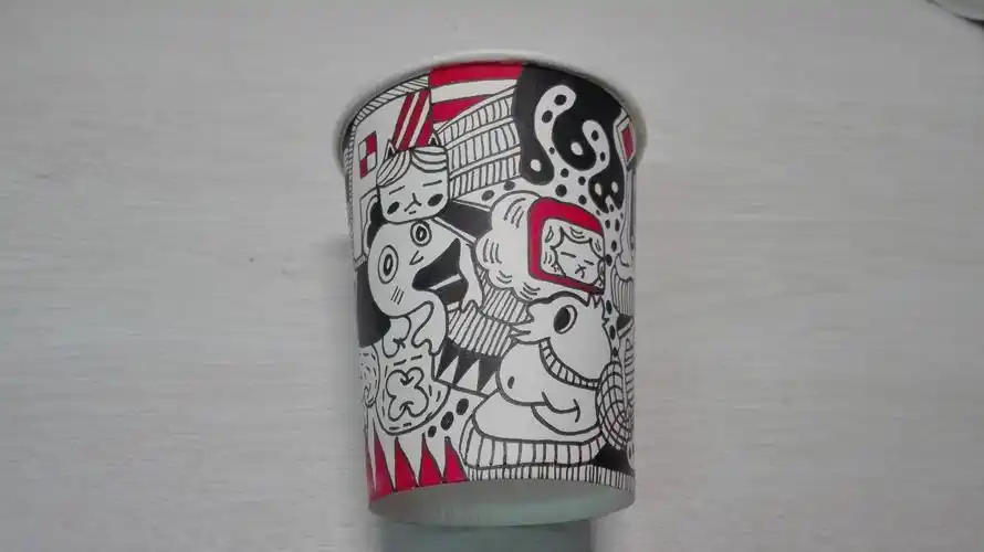 《纸杯涂鸦》