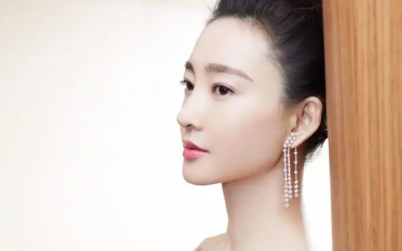 王丽坤淡雅迷人写真图片桌面壁纸