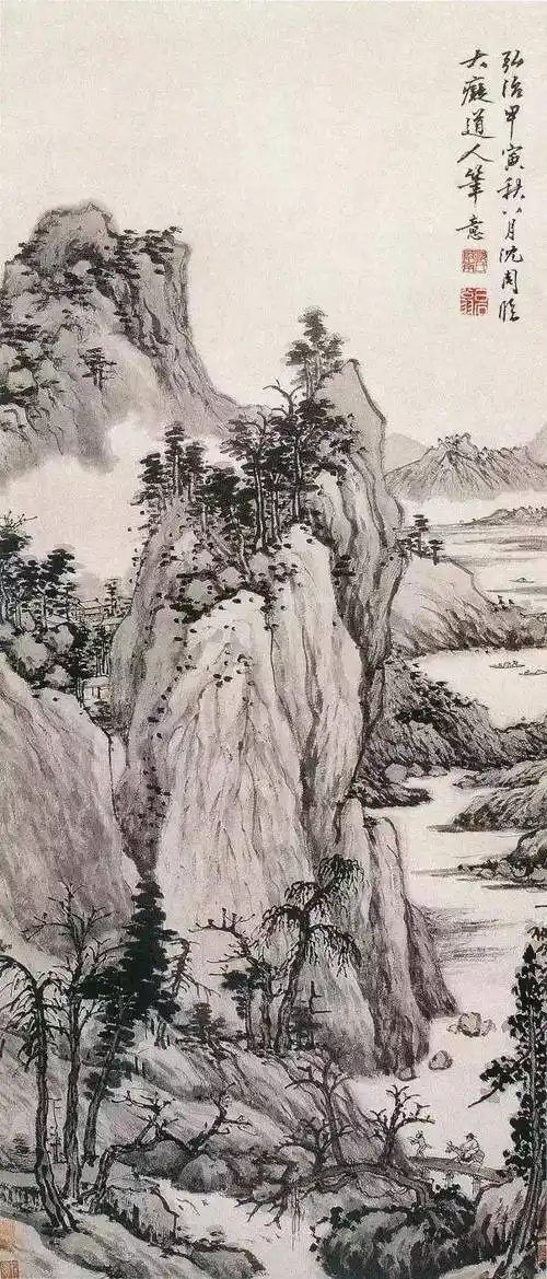 沈周的山水画真难得