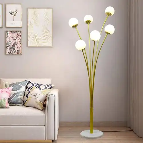 多头立式台灯落地灯客厅现代简约卧室北欧装饰艺术落地灯