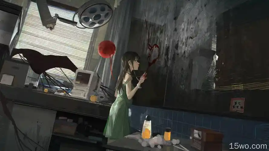 动漫 原创 女孩 房间 高清壁纸