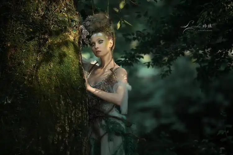 树精灵|摄影|人像摄影|猫咪绿森林 - 原创作品 - 站酷 (zcool)
