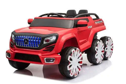 儿童电动车六轮四驱摇摆可坐人宝宝越野玩具车双人四轮带遥控音乐