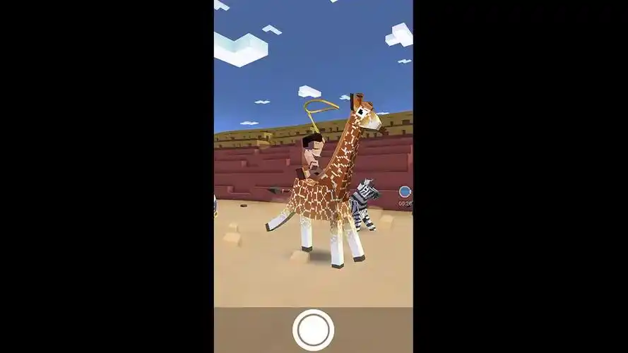 这只小鸵鸟好厉害阿 疯狂动物园手游