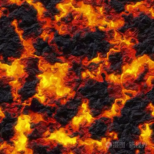 无缝纹理的熔岩.壁纸或背景