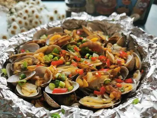 锡纸花甲的做法