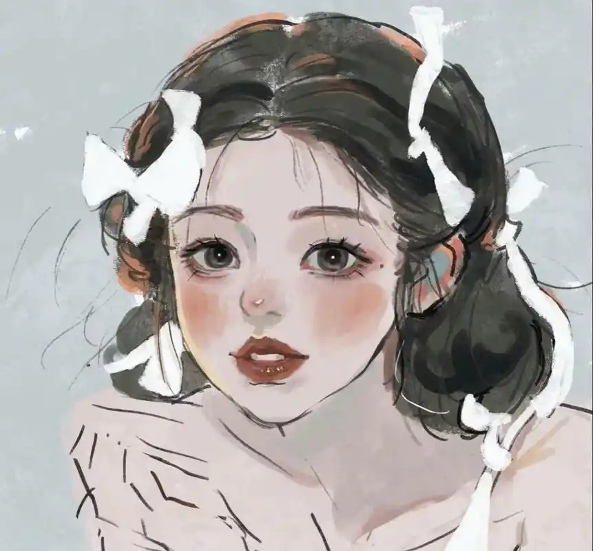 动漫头像/高质量氛围感优雅动人的动漫女头