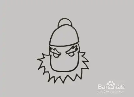 张飞的简笔画教程