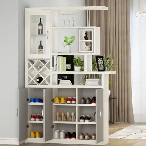 尋木匠北欧玄关隔断柜客厅间厅柜 装饰厅储物柜双面屏风鞋柜进酒柜