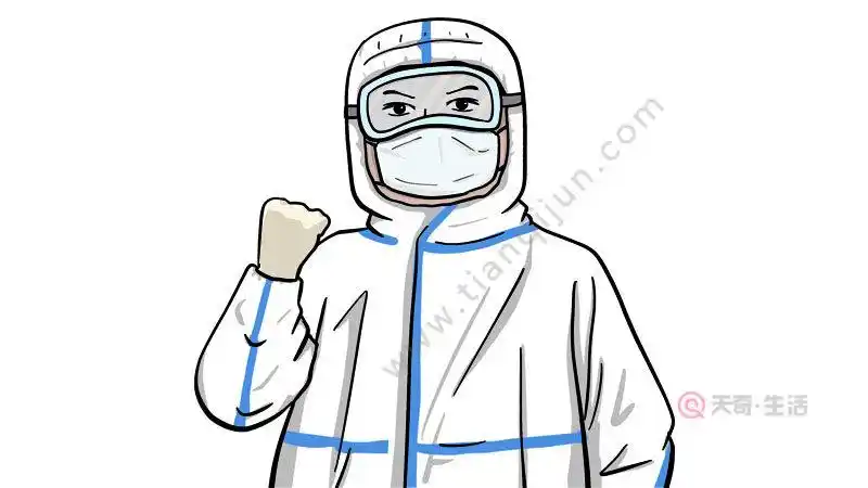 防疫人员工作时的简笔画 防疫人员工作时的画面
