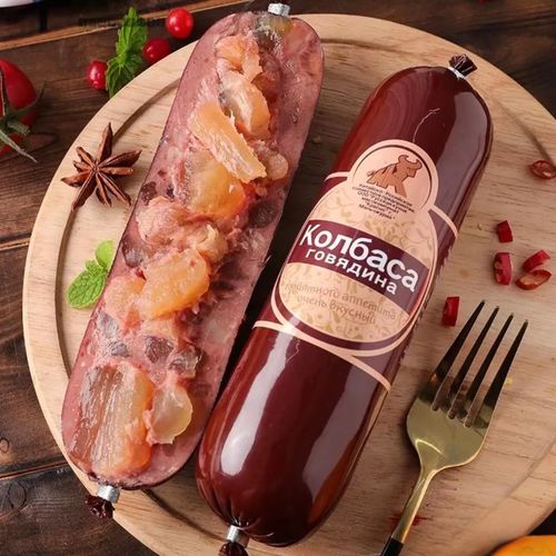 牛筋哈客筋肉俄罗斯风味350g开袋食肉网红香肠香肠