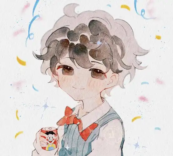 旺仔生日快乐_某某盛望水彩日系求点评求配文我要上首推绘画作品