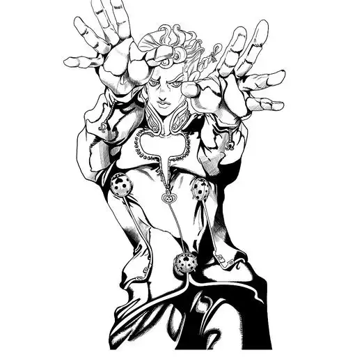 jojo奇妙冒险 临摹手绘