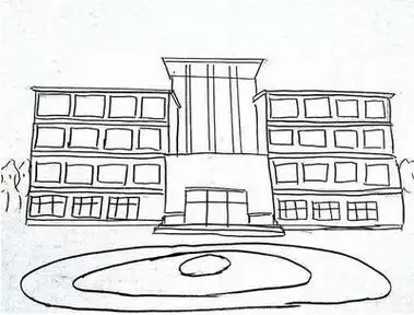 简笔画图片操场怎么画简笔画简单学校操场场景简笔画学校操场简笔画