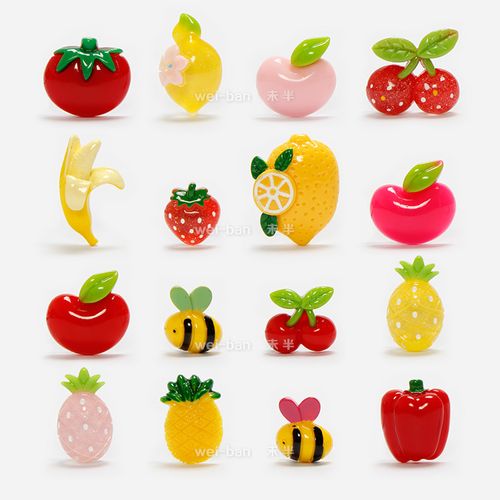 小号水果蔬菜冰箱贴 强力磁铁吸铁石留言贴 韩国可爱卡通创意磁贴