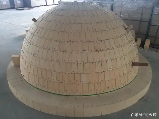 拱形内衬耐火砖怎么砌筑?