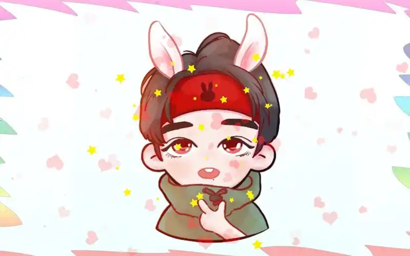 肖战卡通人物头像简笔画,q版的肖战你觉得可爱吗?