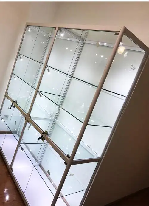 甲门 展示柜玻璃家用透明精品乐高模型陈列奖牌样品产品展示架订做