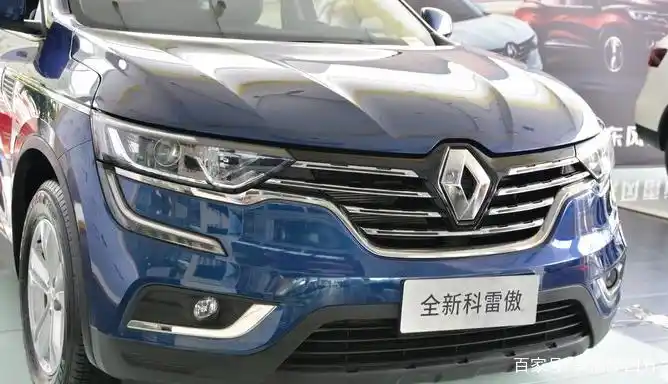 超大的雷诺菱形车标一直都是我比较喜欢的,非常的大气,立体感很强