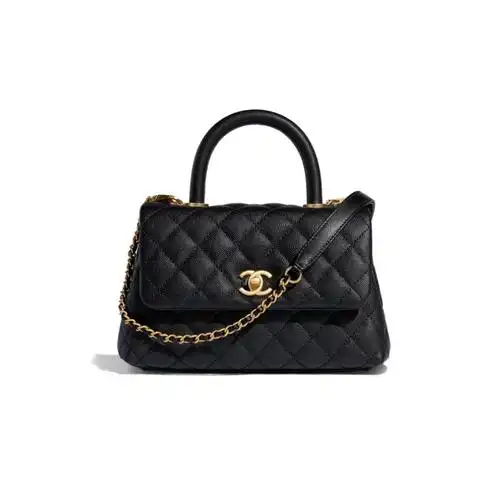 【chanel香奈儿 手提包】chanel/香奈儿 经典款女士coco handle 颗粒